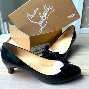 ♥️ LAST CHANCE BEFORE GOODWILL: Christian Louboutin Minima 45 Patent Black 40.5